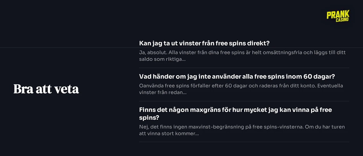 Bläddra free spins-frågor